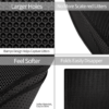 Kitty Cat Litter Mat Trapping Honeycomb Double Layer Design Waterproof Double Layer EVA Cat Litter Pad Waterproof Non-slip Sand Basin Filter Kitten Dog Washable Mattress - Image 9