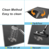 Kitty Cat Litter Mat Trapping Honeycomb Double Layer Design Waterproof Double Layer EVA Cat Litter Pad Waterproof Non-slip Sand Basin Filter Kitten Dog Washable Mattress - Image 3