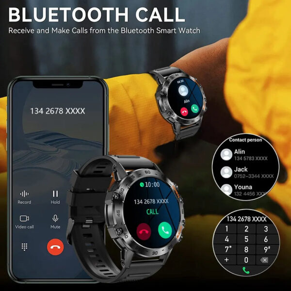 Pro Smartwatch Men Health Fitness Tracker - Image 3